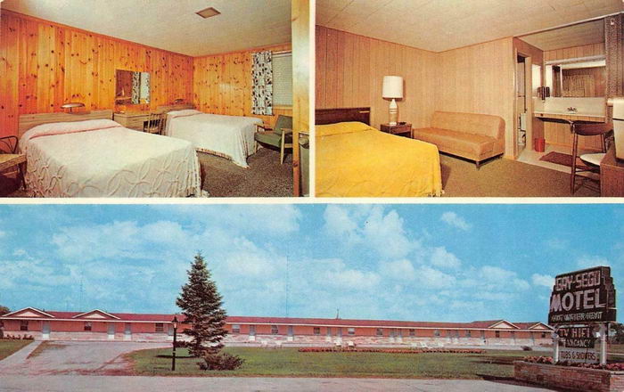 Gay-Sego Motel (Royal Crest Motel) - Old Postcard Photo